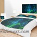 East Urban Home Electric Lightning Abstract Blanket ERBO5915